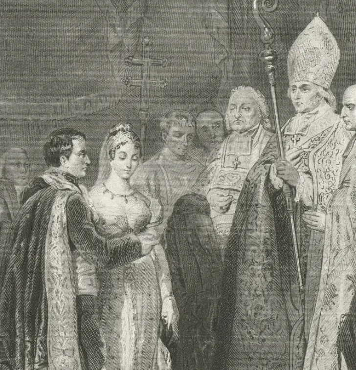 New Boutiques de musées Estampe Le mariage de Napoléon Ier et de Marie-Louise au palais du Louvre le 2 avril 1810 - Léopold Massard d'après Rouget