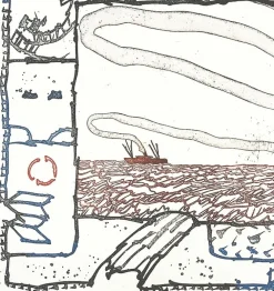 Online Boutiques de musées Estampe Le pinceau voyageur - Pierre Alechinsky