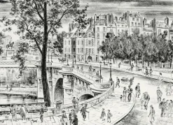 Clearance Boutiques de musées Estampe Le Pont Neuf à Paris - Jacques Boullaire