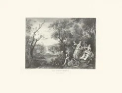 Boutiques de musées Estampe Le printemps ou L'oiseleur - Nicolas Lancret