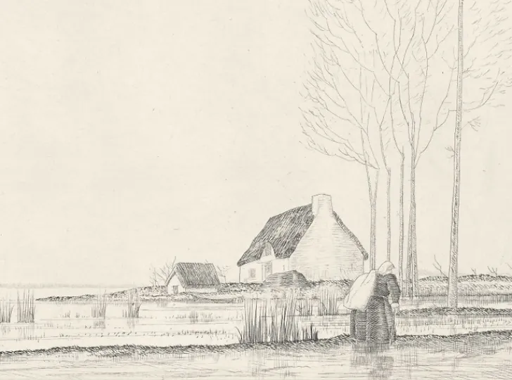 Boutiques de musées Chefs D'Œuvre Des Musées-Estampe Le Vol de canards (Grande Brière) - Jean-Emile Laboureur