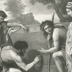 Boutiques de musées Chefs D'Œuvre Des Musées-Estampe Les bergers d'Arcadie - Nicolas Poussin