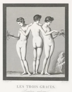 Clearance Boutiques de musées Estampe Les Trois Grâces - Boucher-Desnoyers
