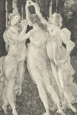 Boutiques de musées Chefs D'Œuvre Des Musées-Estampe Les Trois Grâces - Botticelli