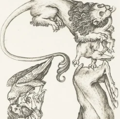 Clearance Boutiques de musées Estampe Lettre A de l'Alphabet du Maître E.S - Cécile Reims