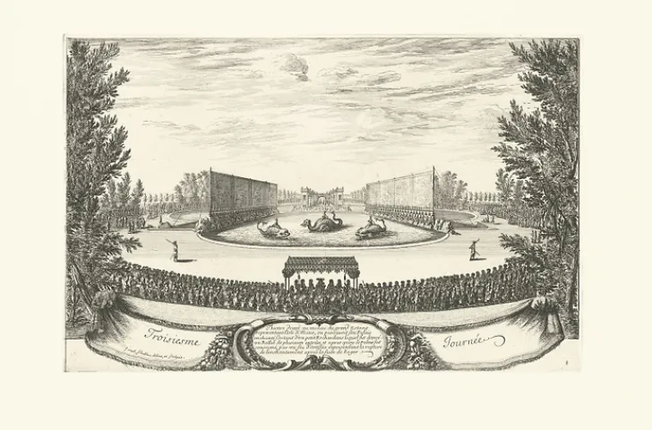 Boutiques de musées Personnages Et Évènements Historiques-Estampe L'Ile d'Alcine et son palais enchanté - Israël Silvestre