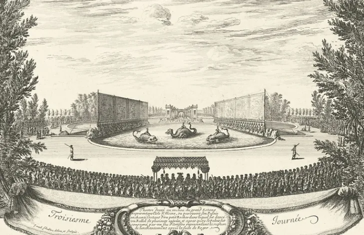 Boutiques de musées Personnages Et Évènements Historiques-Estampe L'Ile d'Alcine et son palais enchanté - Israël Silvestre