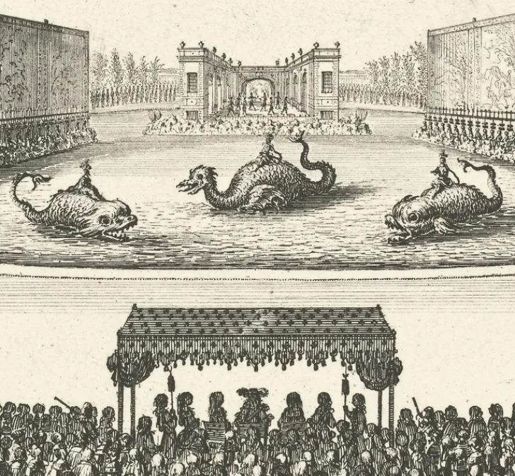 Boutiques de musées Personnages Et Évènements Historiques-Estampe L'Ile d'Alcine et son palais enchanté - Israël Silvestre