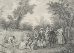 Boutiques de musées Chefs D'Œuvre Des Musées-Estampe L'Été ou La Danse - Nicolas Lancret