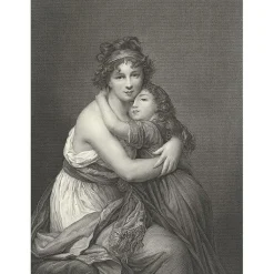 New Boutiques de musées Estampe Madame Vigée Le Brun et sa fille Jeanne-Lucie, dite Julie