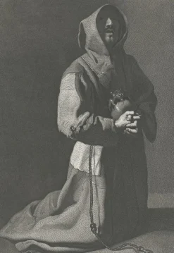 Sale Boutiques de musées Estampe Moine agenouillé et priant - Zurbarán