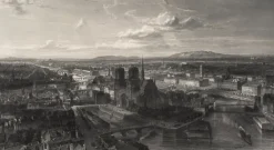 Boutiques de musées Paris Et Le Louvre-Estampe Paris en 1860 - Edouard Willmann