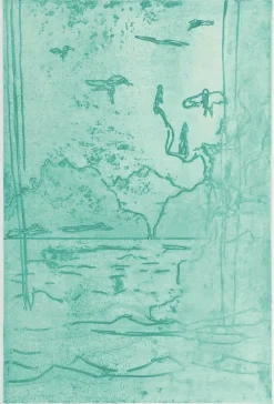 Boutiques de musées Créations Contemporaines-Estampe Pelican Island - Peter Doig