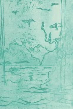 Boutiques de musées Créations Contemporaines-Estampe Pelican Island - Peter Doig