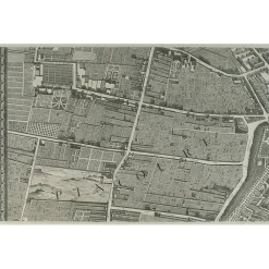 Best Boutiques de musées Estampe Plan Turgot - Planche n° 5 - Pincourt et Popincourt