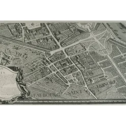 Boutiques de musées Architecture Et Villes-Estampe Plan Turgot - Planche n° 19 - la Ville-l'Evêque et le Faubourg Saint-Honoré