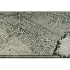 Boutiques de musées Architecture Et Villes-Estampe Plan Turgot - Planche n° 18 - Porcherons
