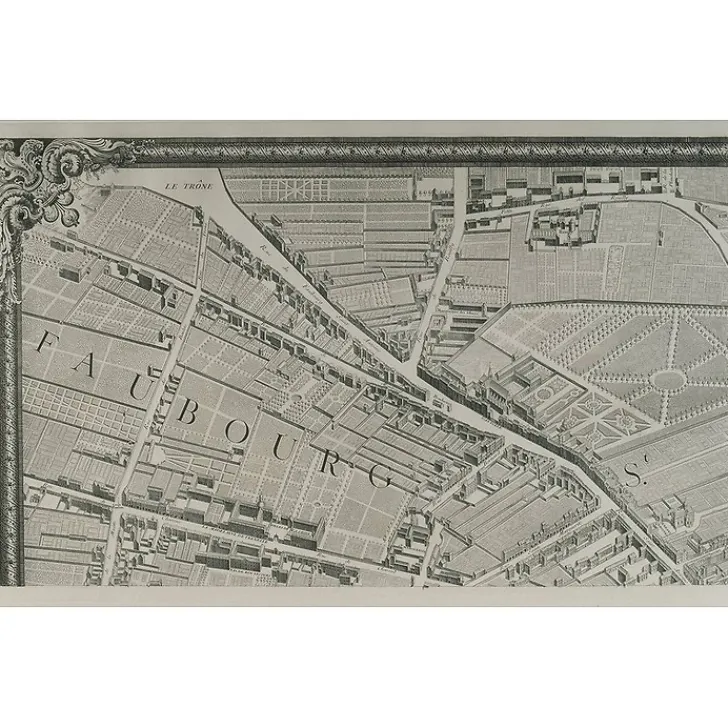 Sale Boutiques de musées Estampe Plan Turgot - Planche n° 1 - Partie du faubourg Saint-Antoine