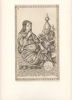 Clearance Boutiques de musées Estampe Poesia, carte 27, Le Tarot de Mantegna - Cécile Reims