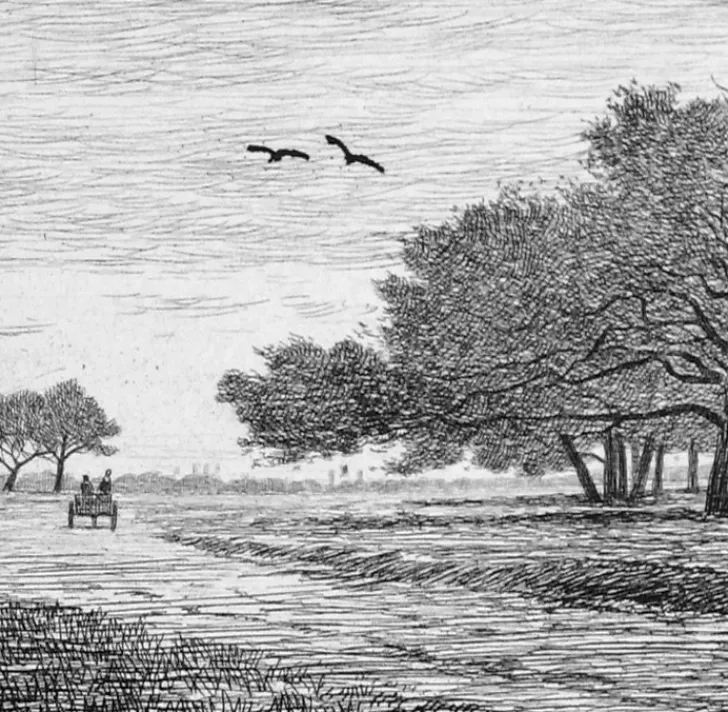 Online Boutiques de musées Estampe Pommiers à Damville (Eure) - Emile-Frédéric Nicolle