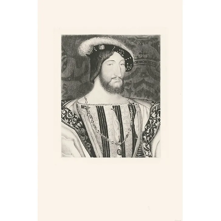 Boutiques de musées Chefs D'Œuvre Des Musées-Estampe Portrait de François 1er, roi de France (en 1515)