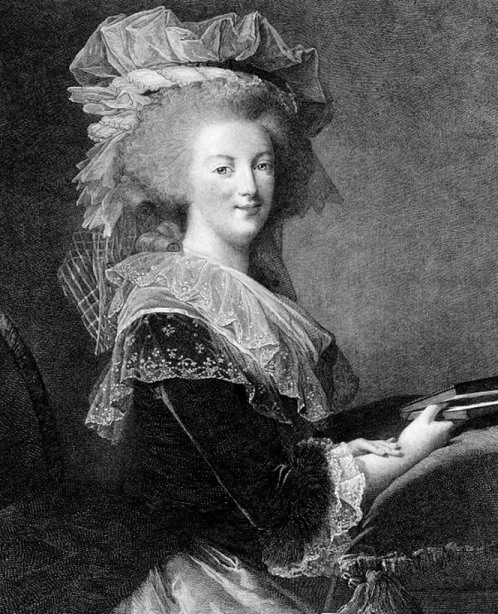 Boutiques de musées Personnages Et Évènements Historiques|Chefs D'Œuvre Des Musées-Estampe Portrait de Marie-Antoinette, en buste - Elisabeth Vigée Le Brun