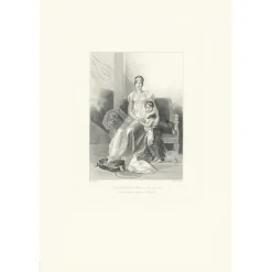 Sale Boutiques de musées Estampe Portrait d'Hortense-Eugénie de Beauharnais, reine de Hollande