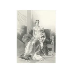 Sale Boutiques de musées Estampe Portrait d'Hortense-Eugénie de Beauharnais, reine de Hollande