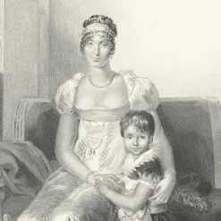 Sale Boutiques de musées Estampe Portrait d'Hortense-Eugénie de Beauharnais, reine de Hollande
