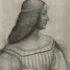 Discount Boutiques de musées Estampe Portrait d'Isabelle d'Este - De Vinci