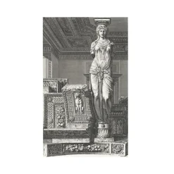 Boutiques de musées Paris Et Le Louvre-Estampe Rapprochement de divers fragments de la Salle de l'Institut - Louis-Pierre Baltard