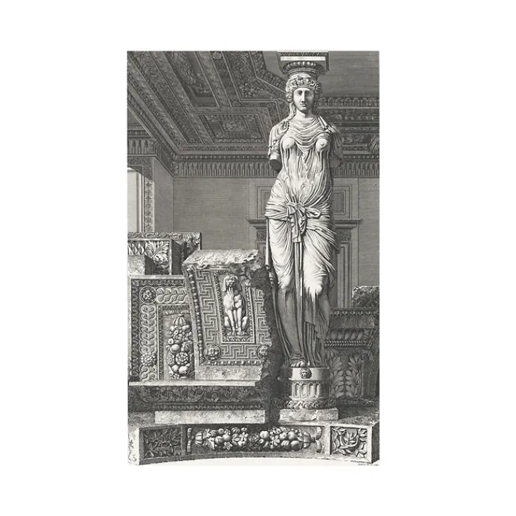 Boutiques de musées Paris Et Le Louvre-Estampe Rapprochement de divers fragments de la Salle de l'Institut - Louis-Pierre Baltard