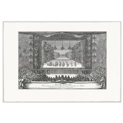 Boutiques de musées Estampe Représentation du ballet de la Princesse d'Elide