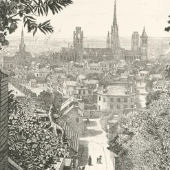 Outlet Boutiques de musées Estampe Rouen, Vue prise de la rue Louis Bouillet - Emile-Frédéric Nicolle