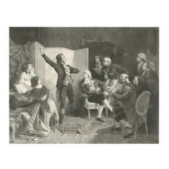 Hot Boutiques de musées Estampe Rouget de l'Isle chantant pour la première fois la Marseillaise