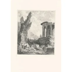 Boutiques de musées Chefs D'Œuvre Des Musées-Estampe Ruines Antiques - Hubert Robert