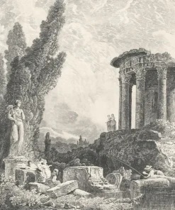 Boutiques de musées Chefs D'Œuvre Des Musées-Estampe Ruines Antiques - Hubert Robert