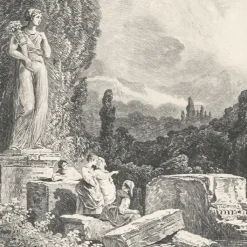 Boutiques de musées Chefs D'Œuvre Des Musées-Estampe Ruines Antiques - Hubert Robert