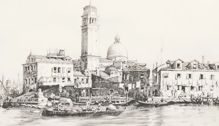 New Boutiques de musées Estampe San Pietro di Castello - Herman Armour Webster
