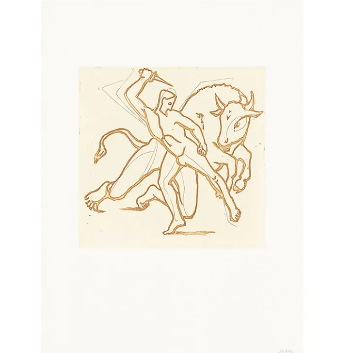 New Boutiques de musées Estampe Thésée et le Minotaure - Roderick Mead