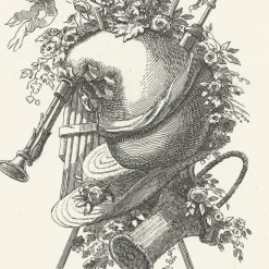 Boutiques de musées Architecture Et Villes-Estampe Trophée, époque Louis XV - Auguste Pèquègnot