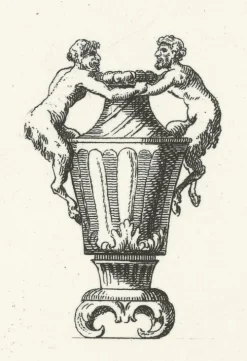 Sale Boutiques de musées Estampe Vase d'époque Louis XII - Auguste Péquégnot