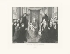 Boutiques de musées Chefs D'Œuvre Des Musées-Estampe Vierge des donateurs - Hans Memling