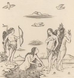 Boutiques de musées Art Moderne-Estampe Vénus, carte 43, Le Tarot de Mantegna - Cécile Reims