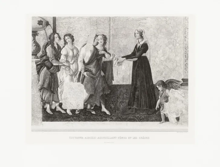 Outlet Boutiques de musées Estampe Vénus et les Grâces - Boticelli