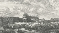 Best Boutiques de musées Estampe Vue de l'ancien Louvre, du côté de la Seine - Zeeman