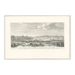 Boutiques de musées Architecture Et Villes-Estampe Vue de Paris, prise du milieu du Pont-Neuf