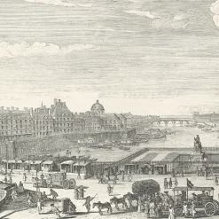 Boutiques de musées Architecture Et Villes-Estampe Vue de Paris, prise du milieu du Pont-Neuf