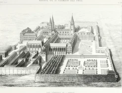 Boutiques de musées Architecture Et Villes-Estampe Vue Générale De L'Abbaye