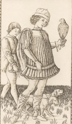 Boutiques de musées Art Moderne-Estampe Zintilomo, carte 5, Le Tarot de Mantegna - Cécile Reims